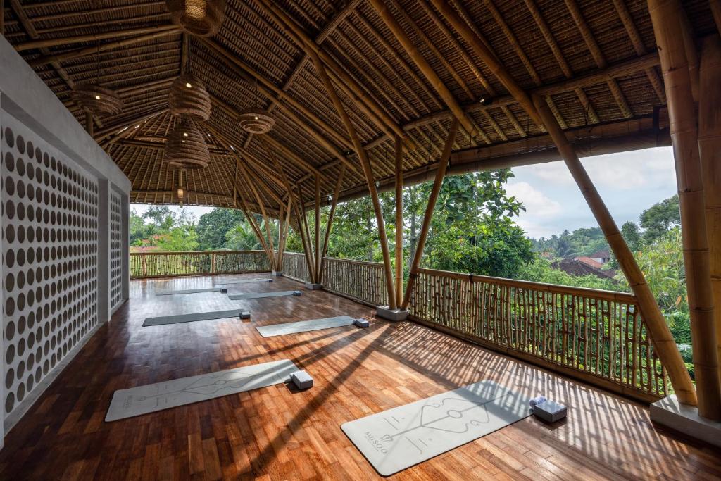 Balkón nebo terasa v ubytování Dinara Ubud