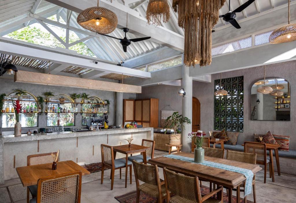 Restaurace v ubytování Dinara Ubud