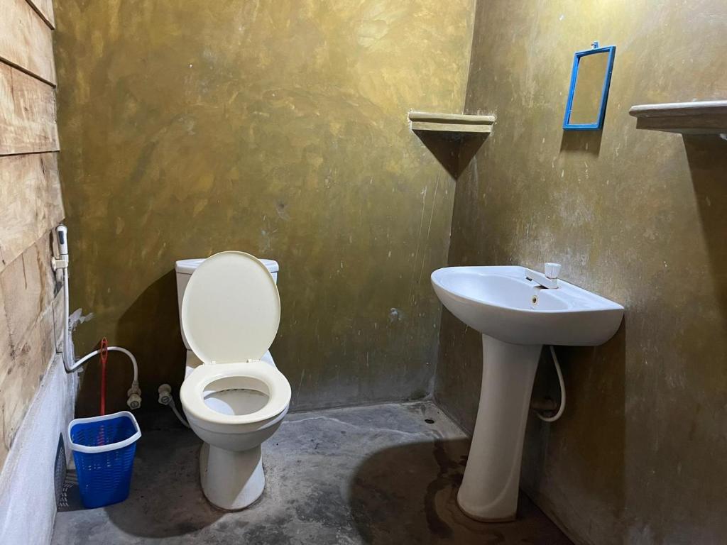 Koupelna v ubytování araliya villa