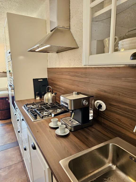 Kuchyň nebo kuchyňský kout v ubytování Corte Soave Apartment