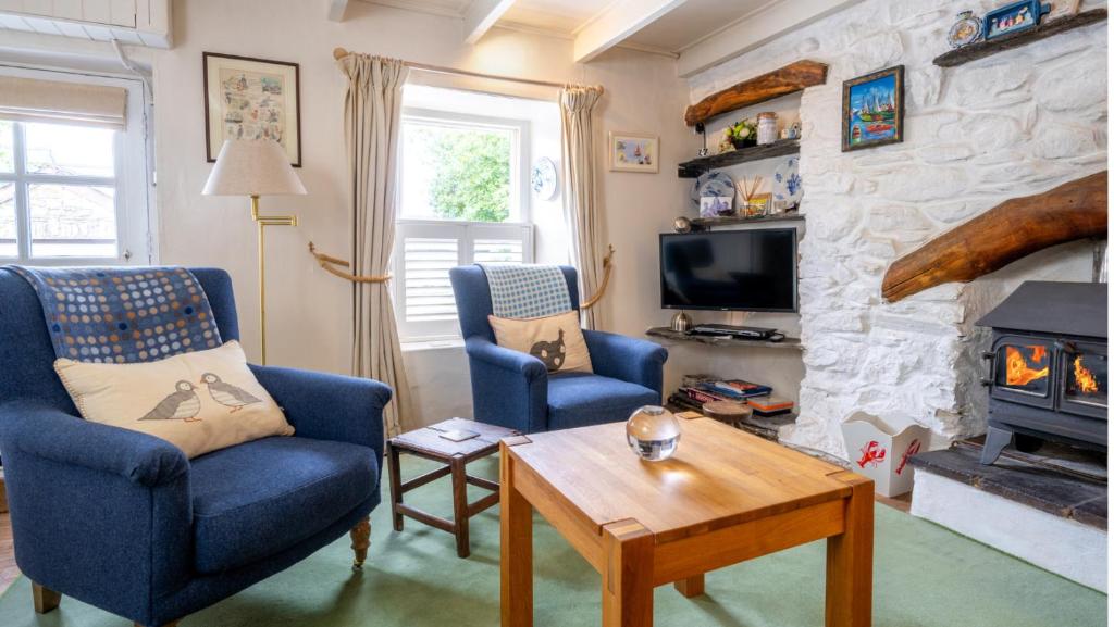 Et opholdsområde på Llety Newport, Pembrokeshire