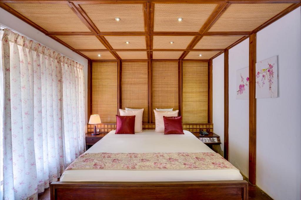 Postel nebo postele na pokoji v ubytování AIDA Hotel - Bentota