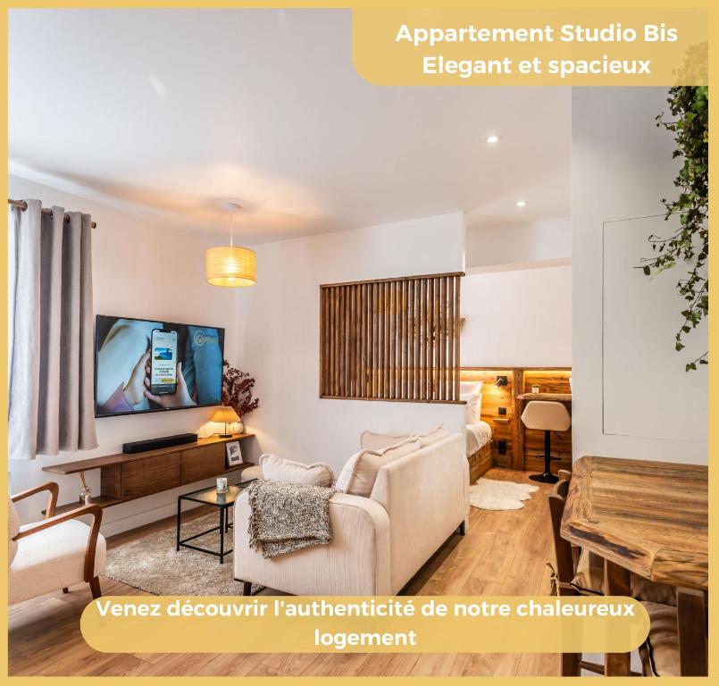 Posezení v ubytování Studio I Montagne I Cluses