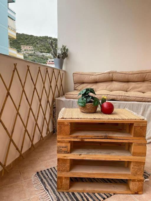 Posezení v ubytování Valona boho apartment