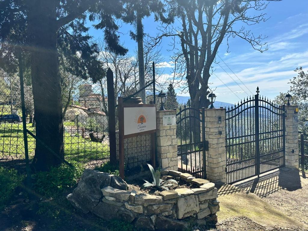 Zahrada ubytování Agriturismo Tassinaia