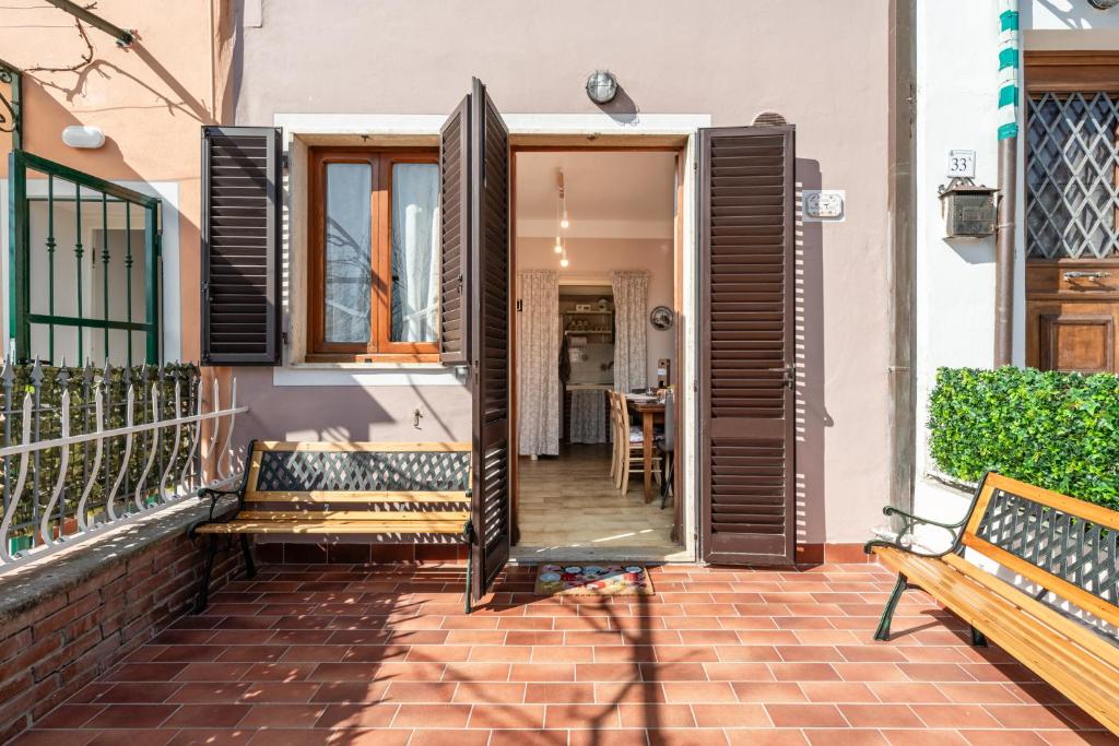 Balkón nebo terasa v ubytování Casa di Nonna Tosca Montecarlo