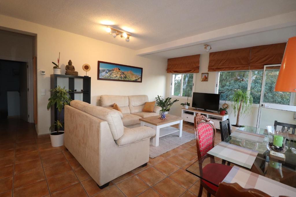 TV a/nebo společenská místnost v ubytování Casa Home Golf Playa