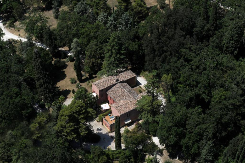 Letecký snímek ubytování Agriturismo Floriani