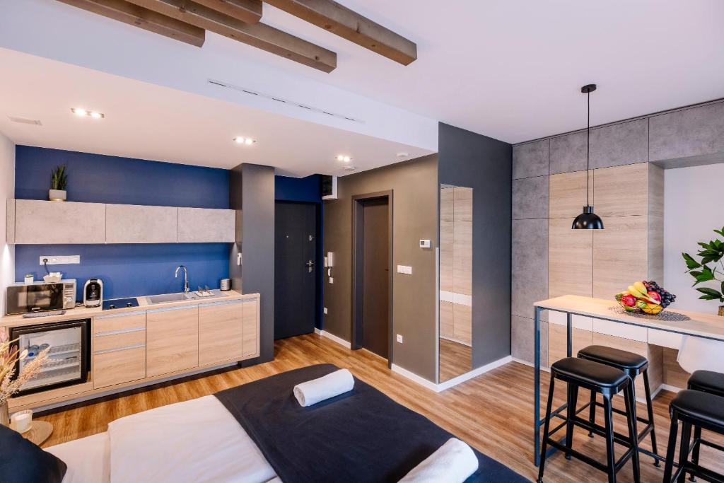 Kuchyňa alebo kuchynka v ubytovaní Amadé Apartmanok 2