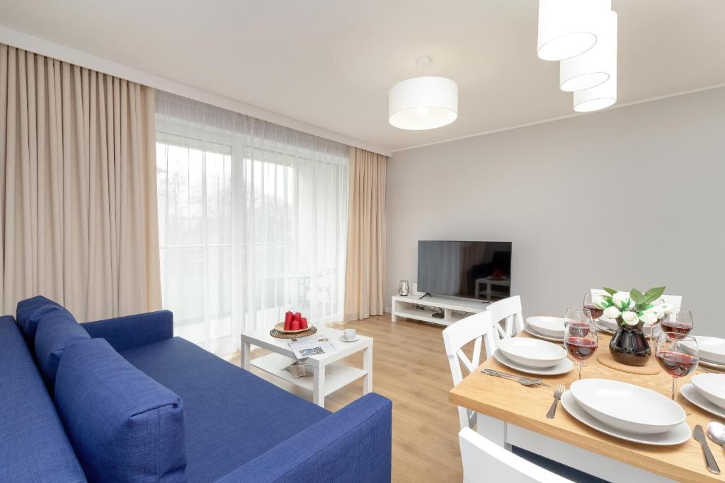 Istumisnurk majutusasutuses Beautiful & Spacious 2 Bedroom Apartment Mickiewicza by Renters