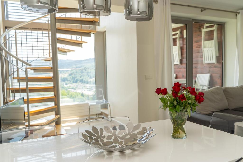 Posezení v ubytování Apartview Bukowa II by Rent like home