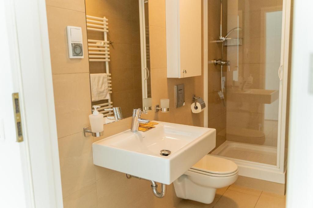 Koupelna v ubytování Apartview Bukowa II by Rent like home