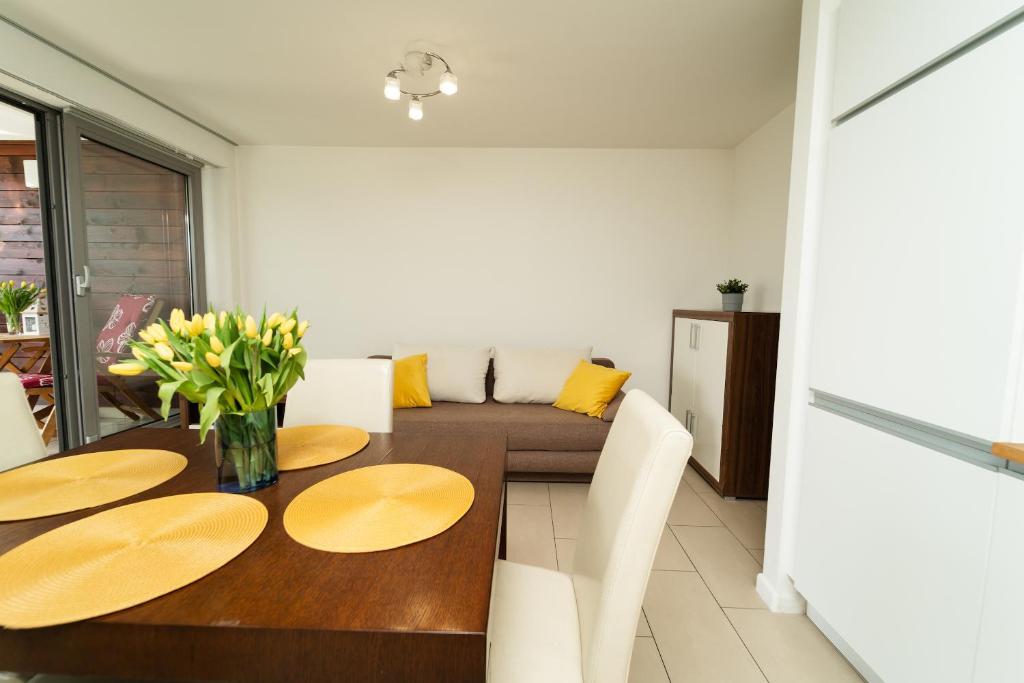 Posezení v ubytování Apartview Bukowa II by Rent like home