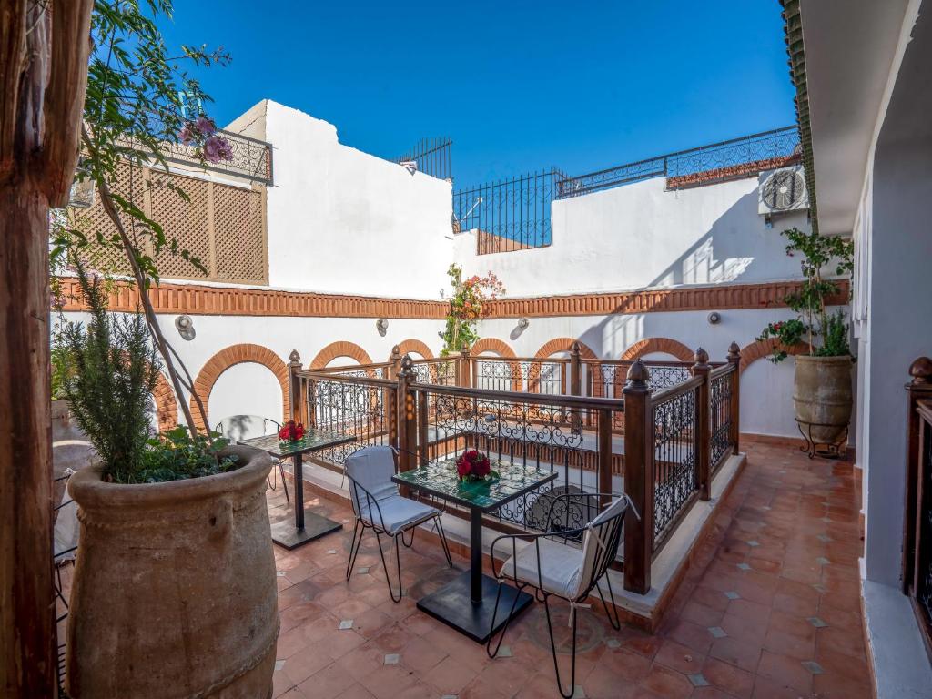 Balkón nebo terasa v ubytování Kilimini Riad & SPA
