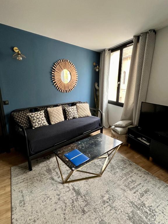 Гостиная зона в Le grand clocher de Cassis