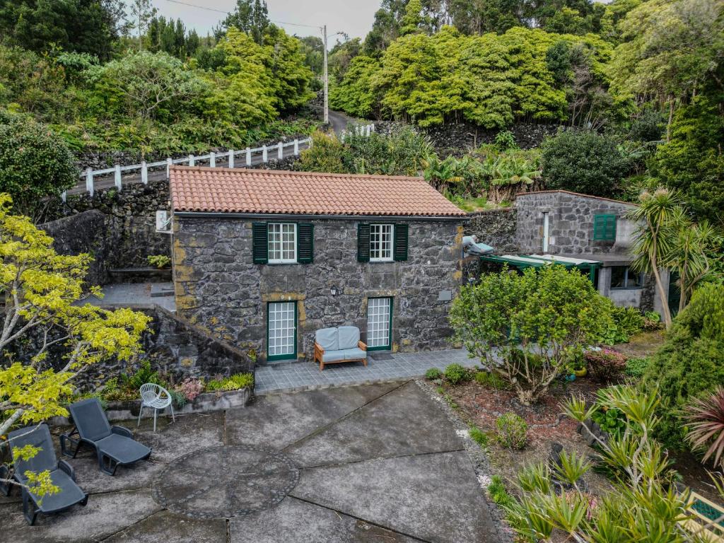 Zahrada ubytování Casa de Basalto
