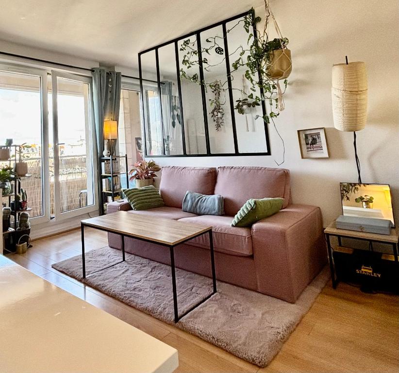 Posezení v ubytování Studio for couple - JO PARIS 24