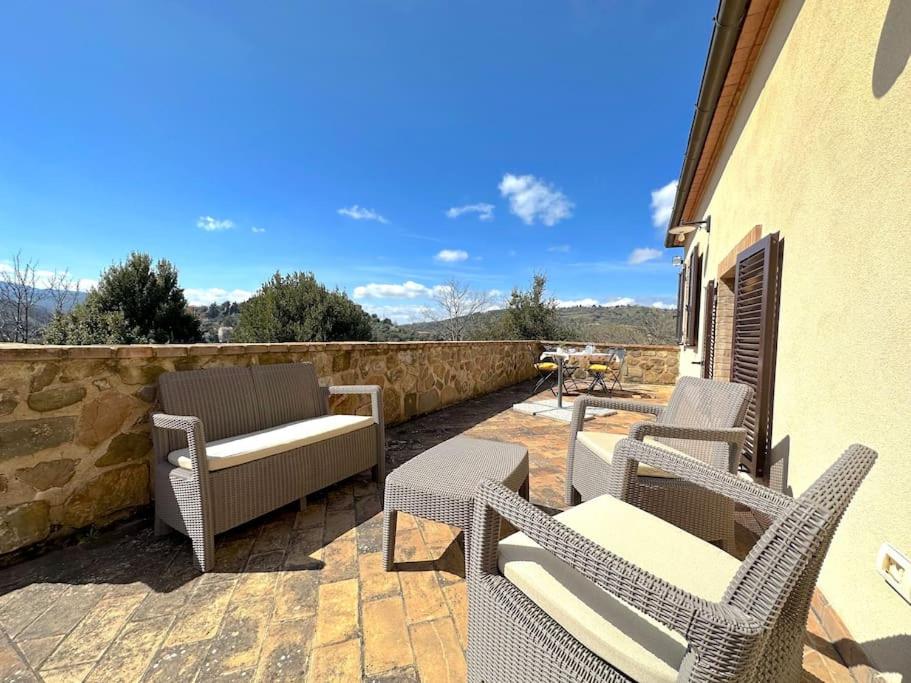 Balkón alebo terasa v ubytovaní Tuscany Panoramic View - Relax in Val D'Orcia