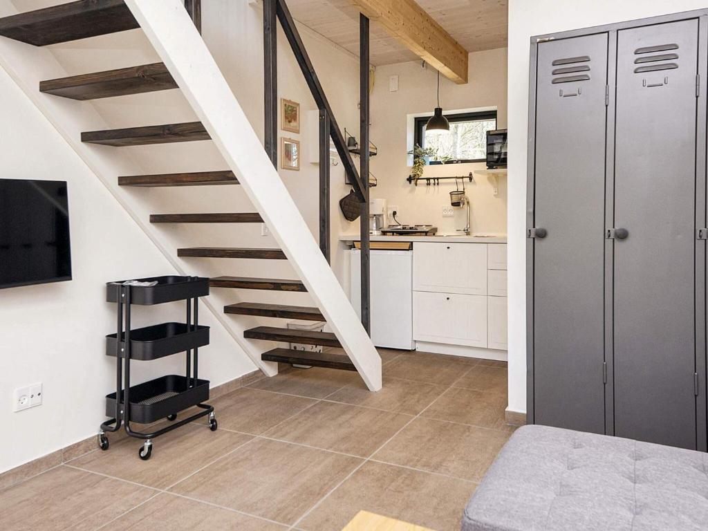 Kuchyň nebo kuchyňský kout v ubytování Holiday home Hovborg XIV