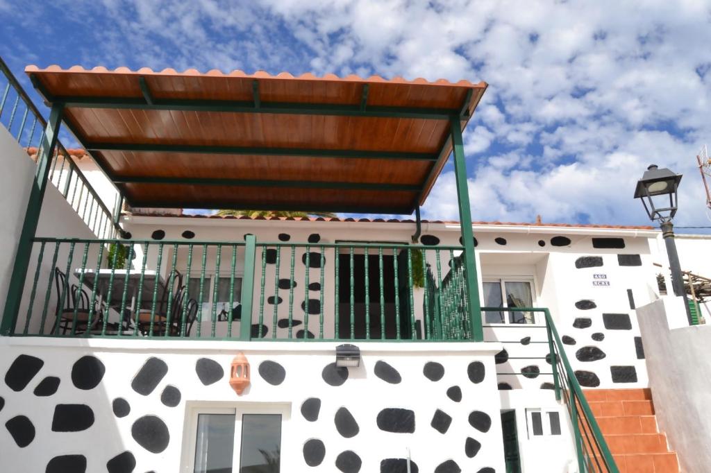 Balkón nebo terasa v ubytování Casa Rural Arguayoda