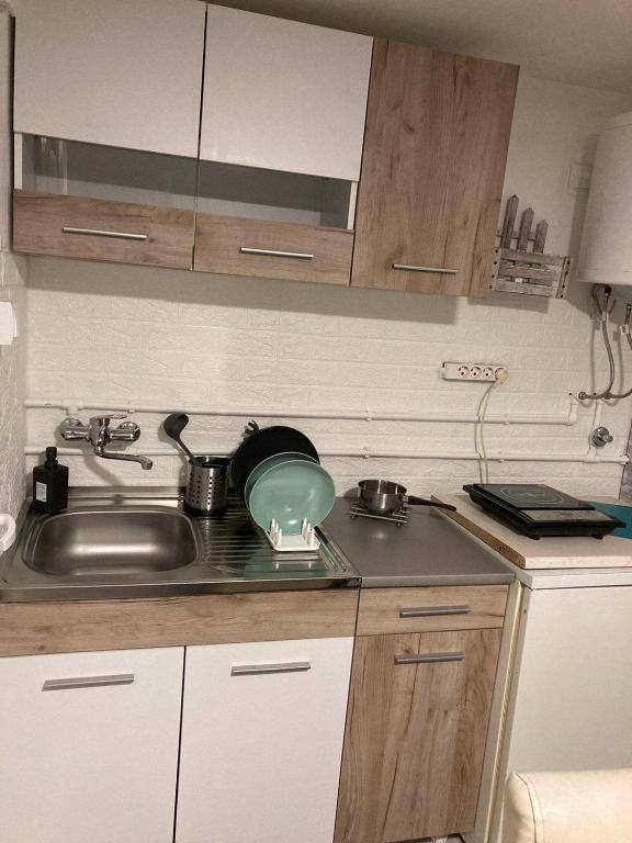 Una cocina o cocineta en Apartman Djokic 2