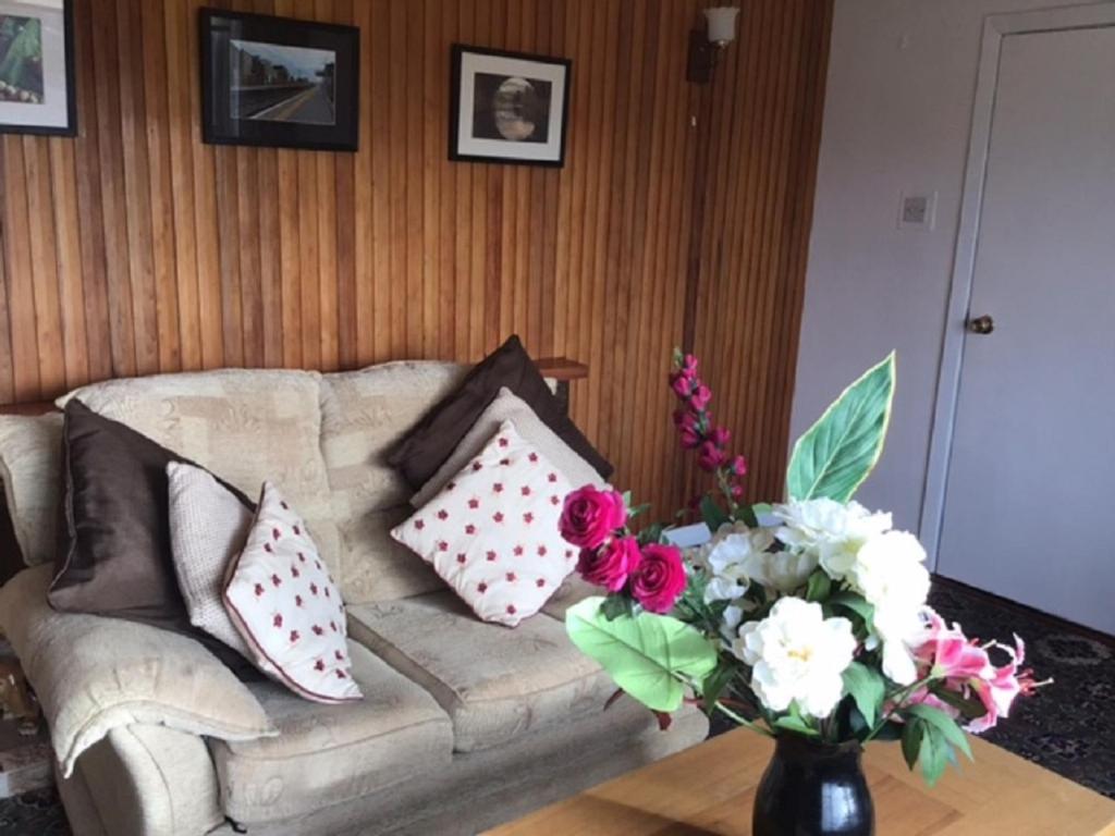 Posezení v ubytování Bayview House Dungloe