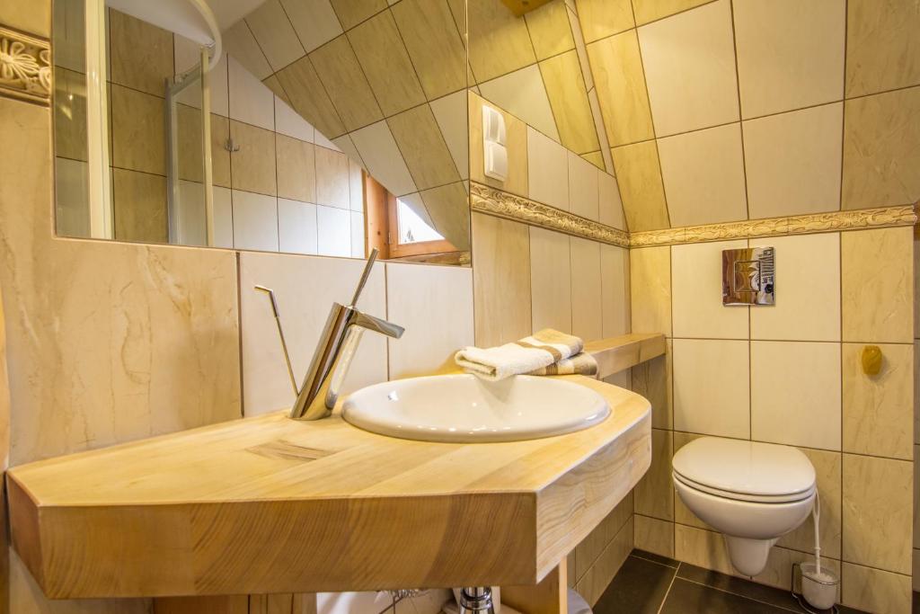 Kúpeľňa v ubytovaní Domki Tatra Lux Zakopane