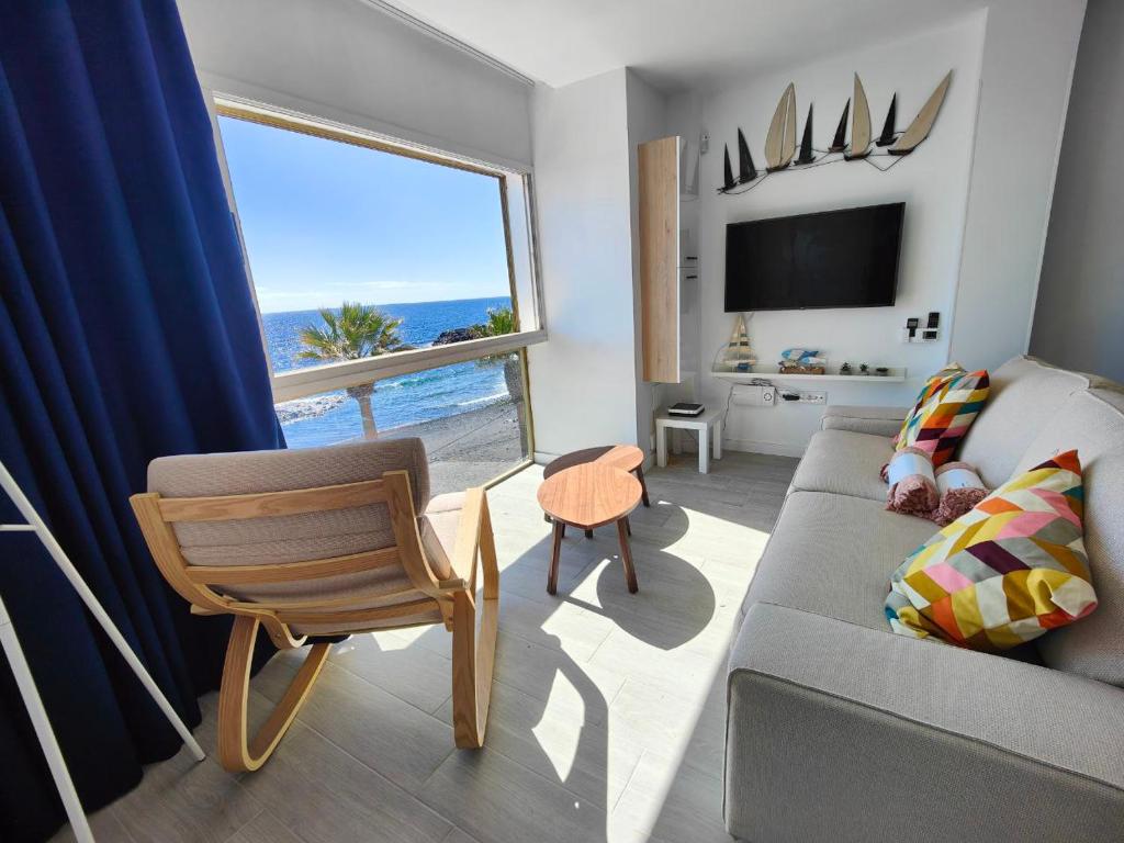 Et tv og/eller underholdning på Vacacional Sunbeach Candelaria