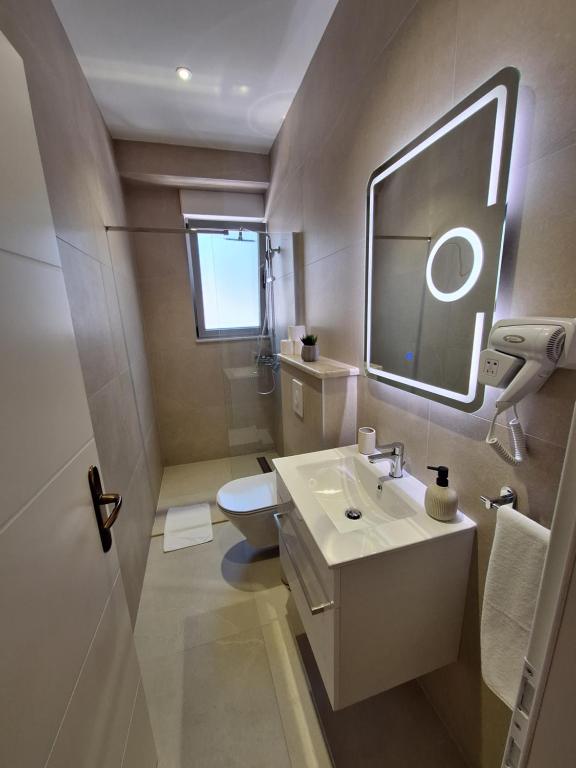 Koupelna v ubytování Boutique Hostel Livia