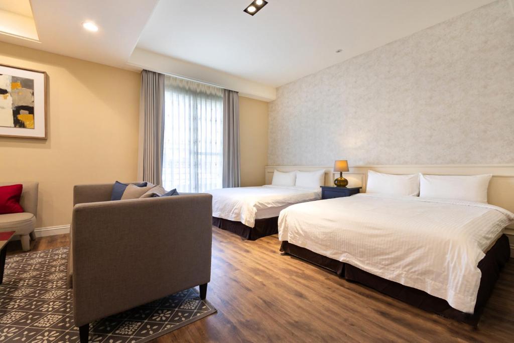 Postel nebo postele na pokoji v ubytování Sommer 19 B&B