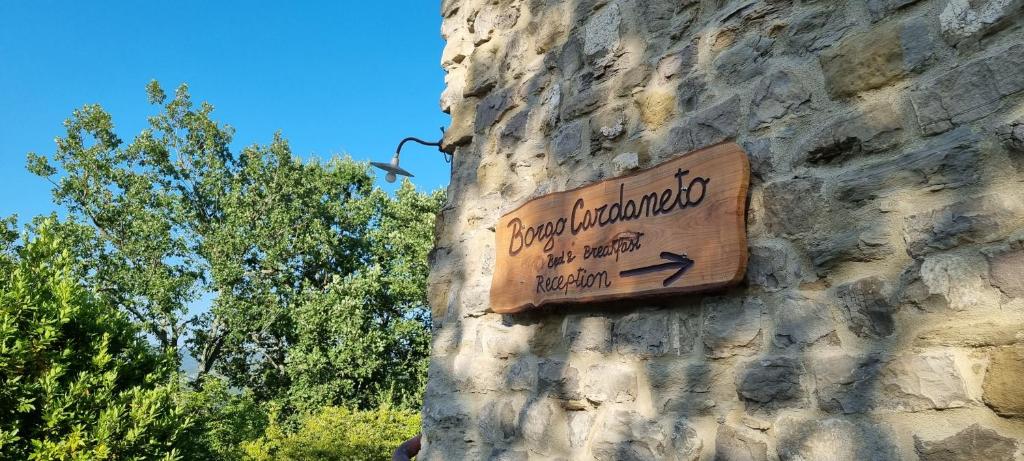 Certifikát, hodnocení, plakát nebo jiný dokument vystavený v ubytování Borgo Cardaneto