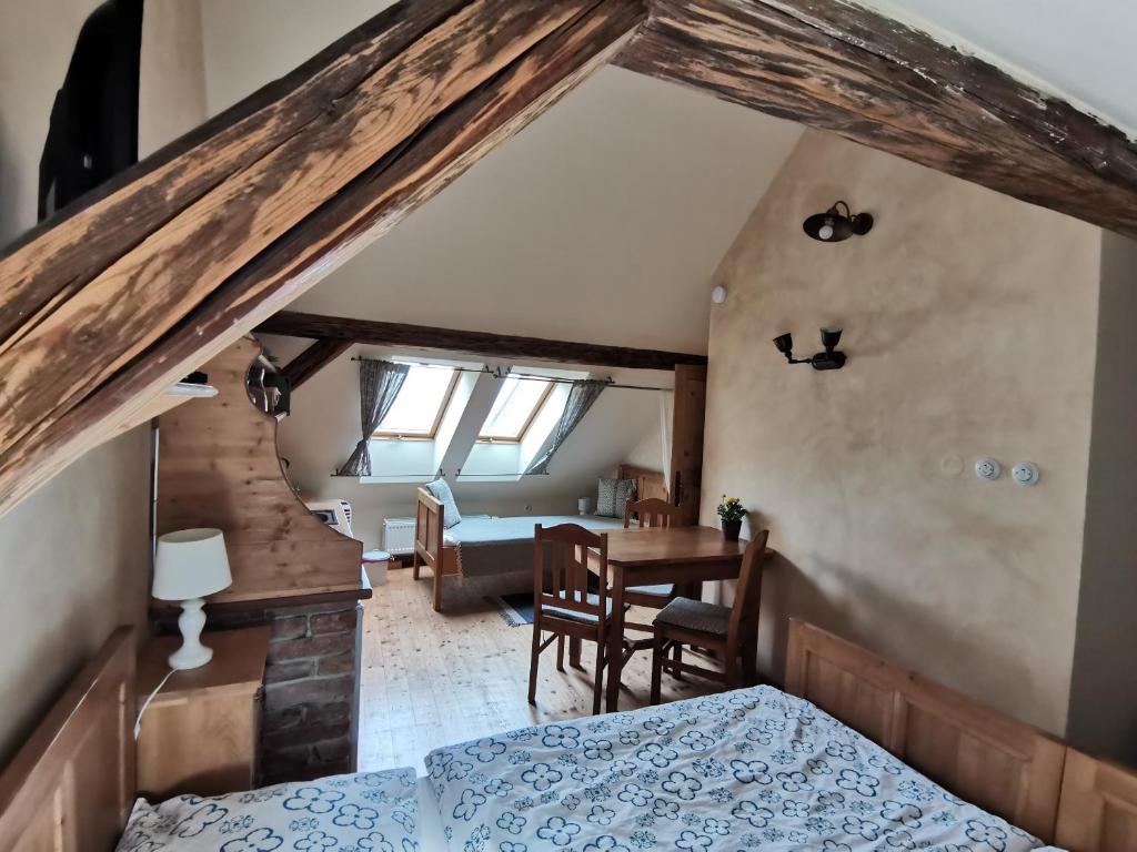 Posezení v ubytování Apartmány U Koudelníka