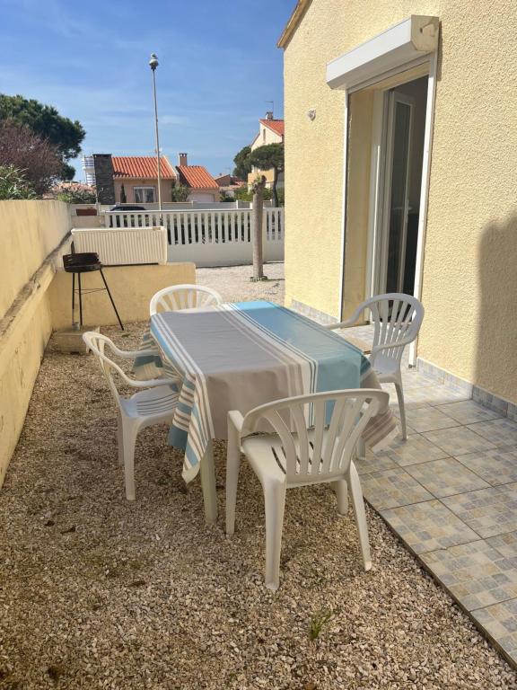 Balkón alebo terasa v ubytovaní Barcarès Beach Rental