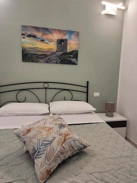 Posteľ alebo postele v izbe v ubytovaní JEY STUDIO_INDEPENDENT SEAFRONT APARTMENT