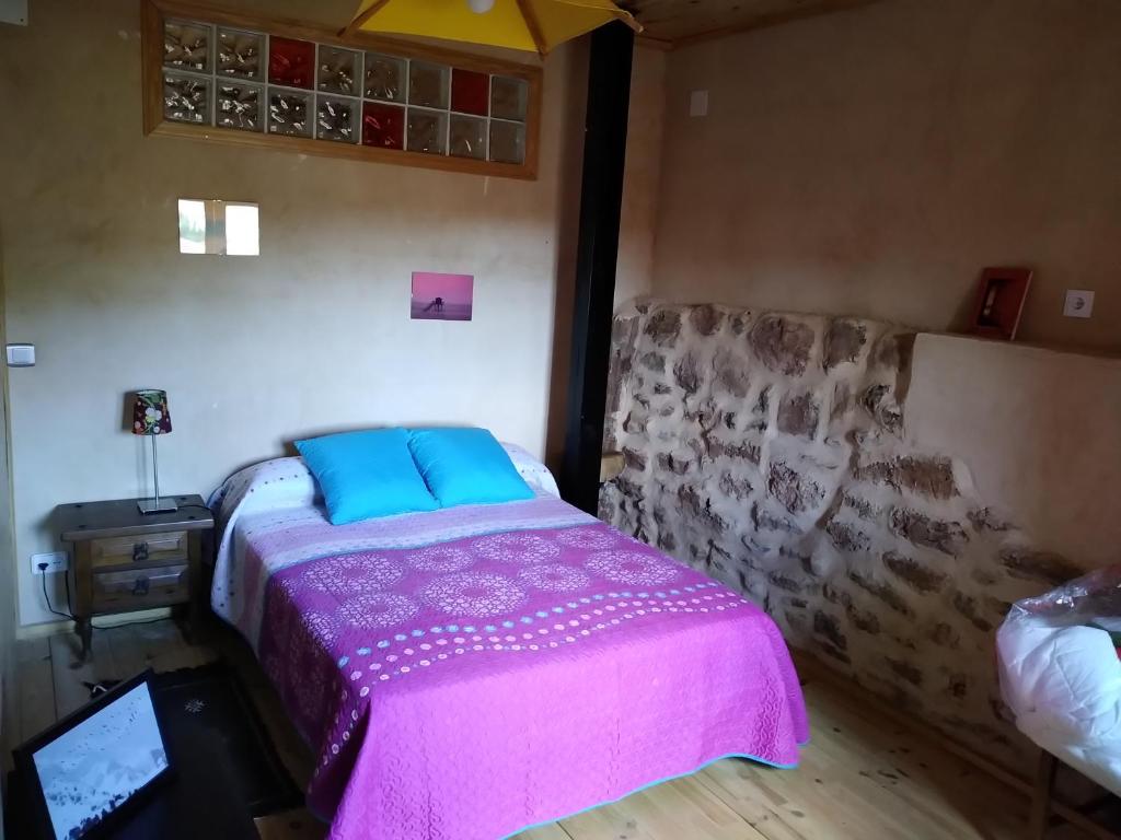 Posteľ alebo postele v izbe v ubytovaní Casa Rural La Tormenta