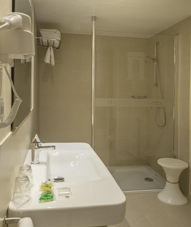 Koupelna v ubytování Hotel Ultonia
