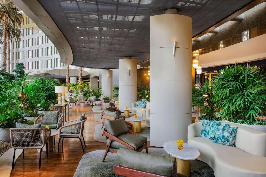 Posezení v ubytování Waldorf Astoria Cairo Heliopolis