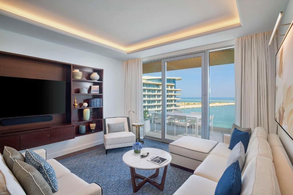 Posezení v ubytování Waldorf Astoria Doha Lusail