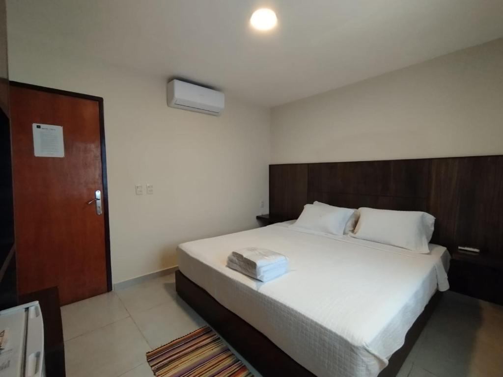 Postel nebo postele na pokoji v ubytování Hotel Villa