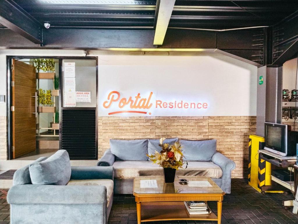 Posezení v ubytování Portal Residence
