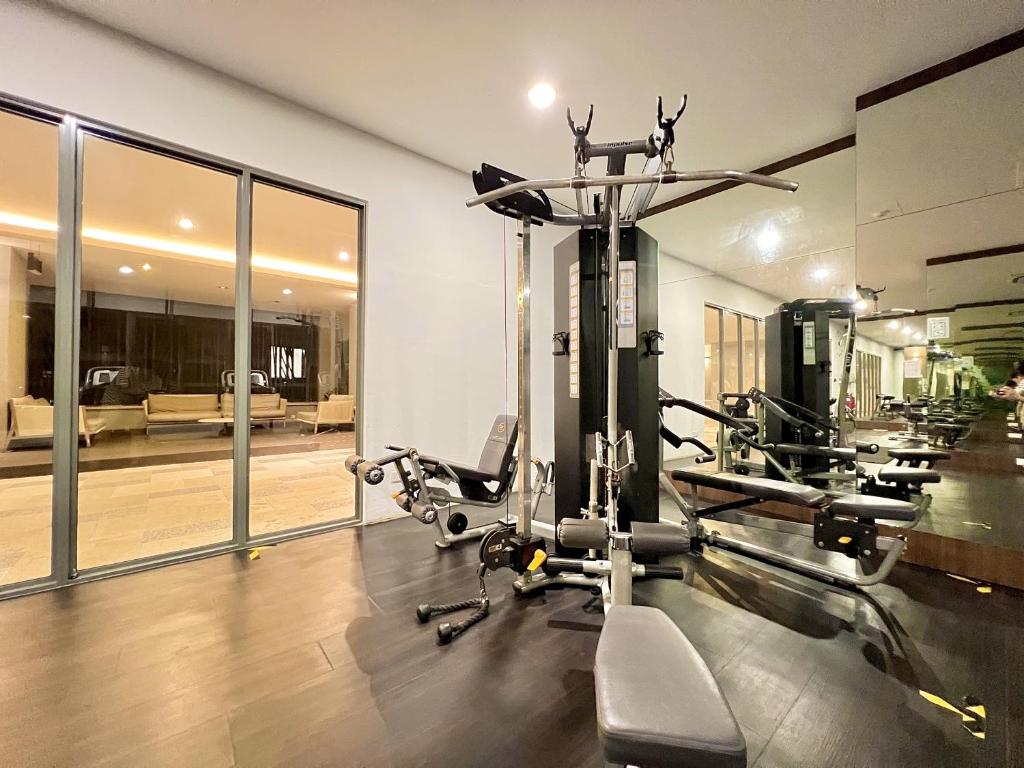 Fitness centrum a/nebo fitness zařízení v ubytování Teega Suites Studio by Luxecocoo CK Puteri Harbour