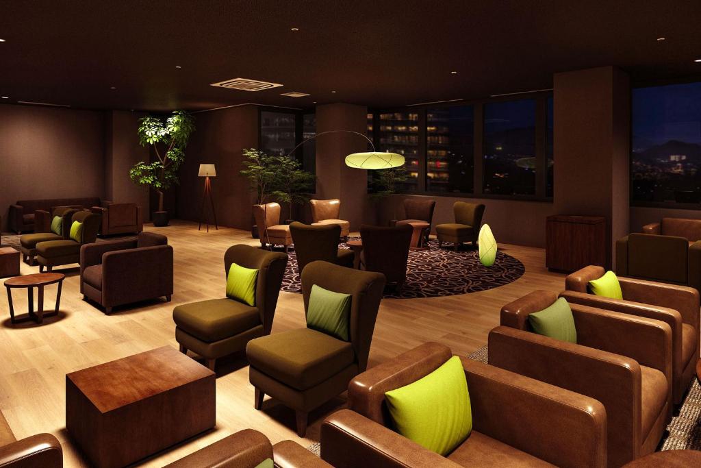 Posezení v ubytování Ooedo Onsen Monogatari Premium Kinugawa Kanko Hotel