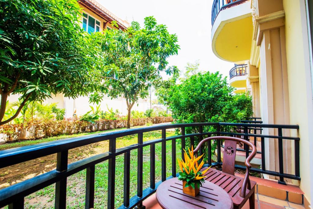 Balkón nebo terasa v ubytování Sokha Siem Reap Resort & Convention Center