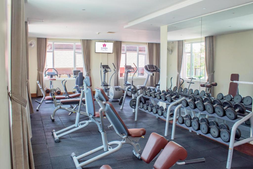 Fitness centrum a/nebo fitness zařízení v ubytování Sokha Siem Reap Resort & Convention Center