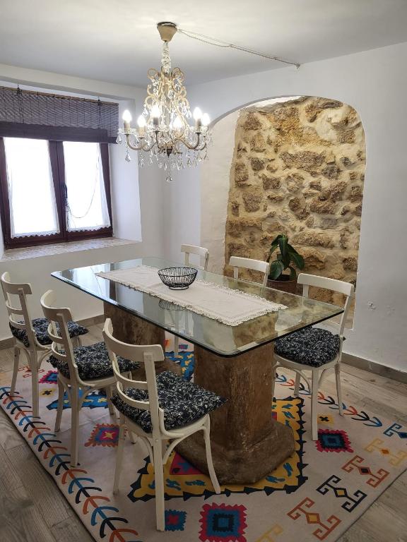 Posezení v ubytování Casa de la Libelula