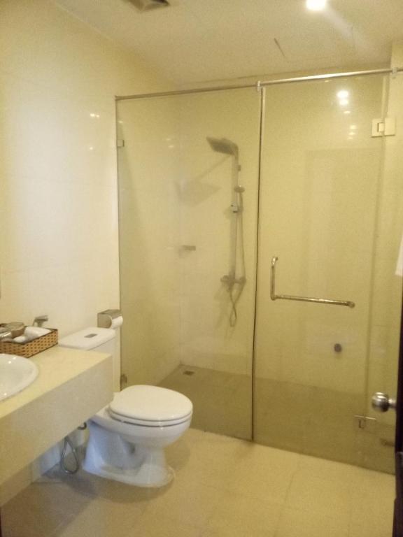 Koupelna v ubytování Nguyễn Quyền Hotel