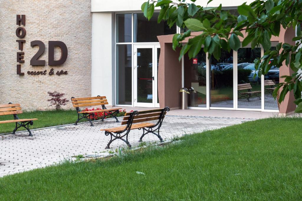 Zahrada ubytování Hotel 2D Resort and Spa