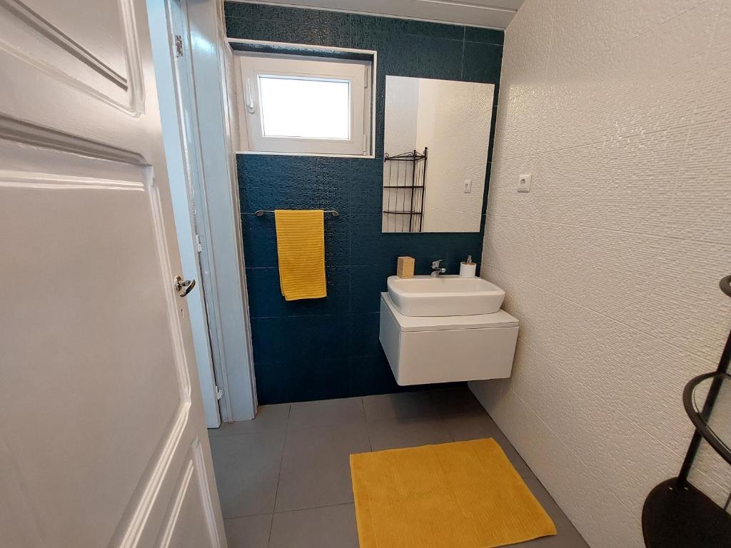 Koupelna v ubytování Casa Rio Zêzere