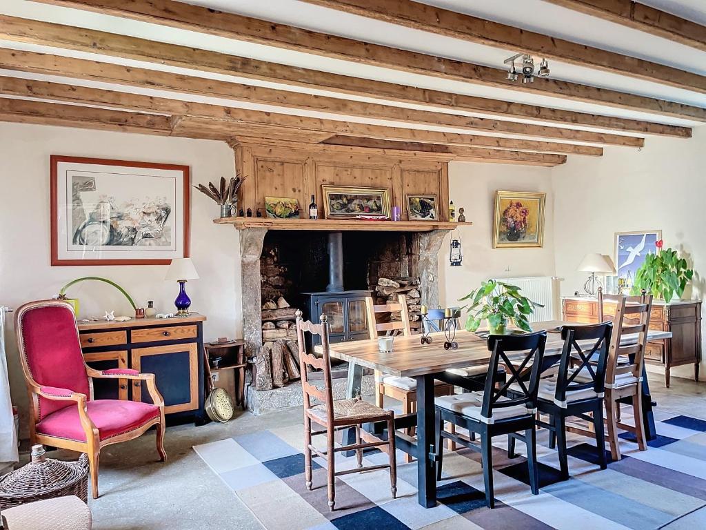 Posezení v ubytování LA FERME DE NEHOU