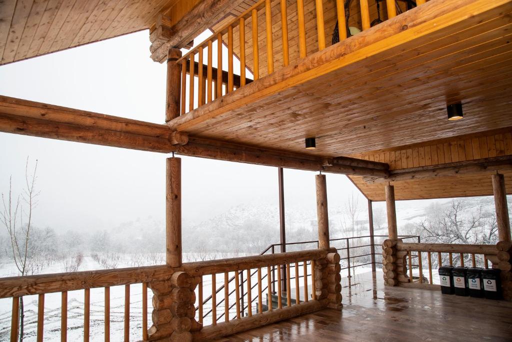 Balkón nebo terasa v ubytování Ranger Campus Eco Lodge